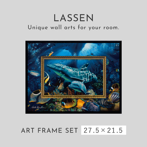 クリスチャン・リース・ラッセン ビッグアート「ミラクル オブ ライフ3(Sサイズ)」.|s1