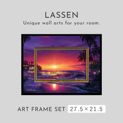 クリスチャン・リース・ラッセン ビッグアート「アンバー ドーン(Sサイズ)」.|s1