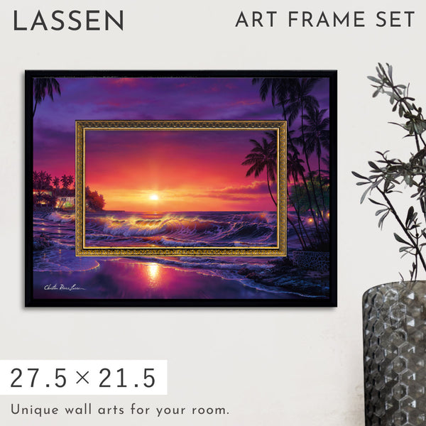 クリスチャン・リース・ラッセン ビッグアート「アンバー ドーン(Sサイズ)」.|m2