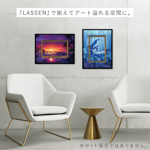 クリスチャン・リース・ラッセン ビッグアート「アンバー ドーン(Sサイズ)」.|s7