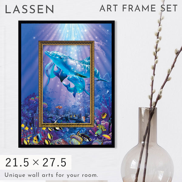 クリスチャン・リース・ラッセン ビッグアート「ラ メール ドゥ クリスタル ヌメロ アン(Sサイズ)」.|m2