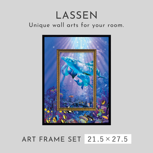 クリスチャン・リース・ラッセン ビッグアート「ラ メール ドゥ クリスタル ヌメロ アン(Sサイズ)」.|s1