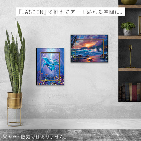 クリスチャン・リース・ラッセン ビッグアート「エターナル エンブレース(Mサイズ)」.|s7