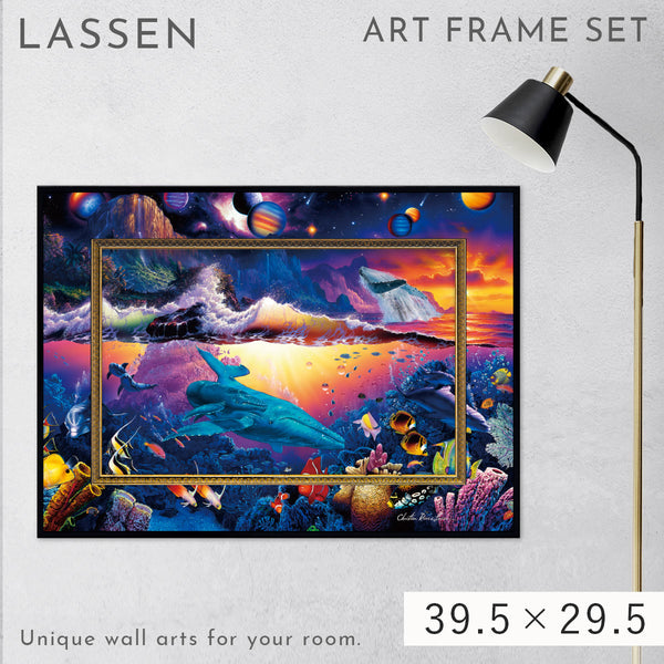 クリスチャン・リース・ラッセン ビッグアート「ギャラクシー オブ ライフ3(Mサイズ)」.|m2