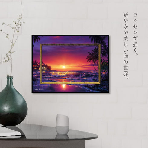 クリスチャン・リース・ラッセン ビッグアート「アンバー ドーン(Mサイズ)」.|s2