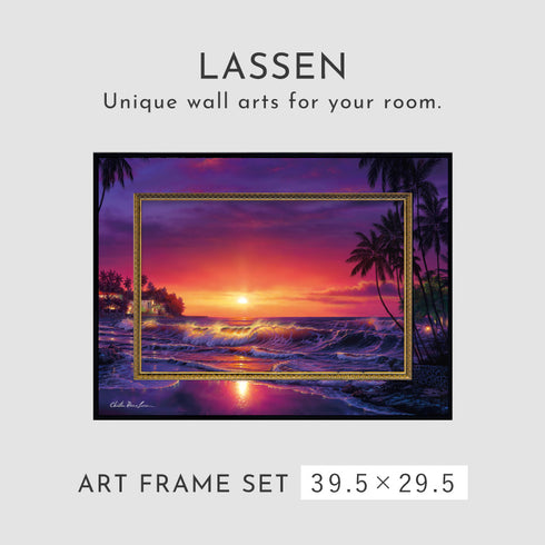 クリスチャン・リース・ラッセン ビッグアート「アンバー ドーン(Mサイズ)」.|s1