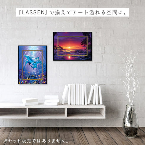 クリスチャン・リース・ラッセン ビッグアート「アンバー ドーン(Mサイズ)」.|s7