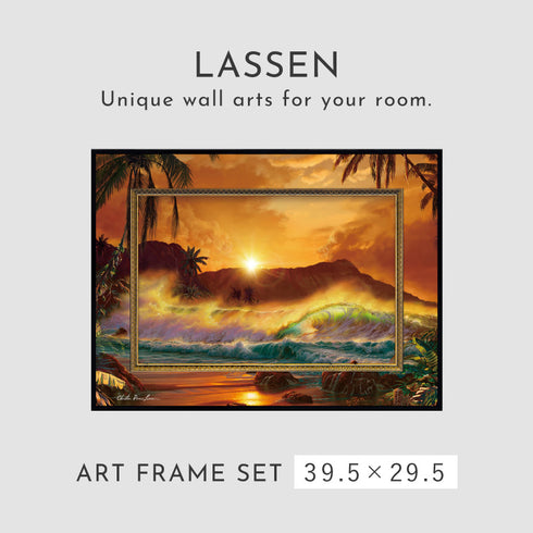 クリスチャン・リース・ラッセン ビッグアート「ドーン オブ ダイヤモンド アンコール(Mサイズ)」.|s1