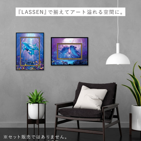 クリスチャン・リース・ラッセン ビッグアート「ラ メール ドゥ クリスタル ヌメロ アン(Mサイズ)」.|s7