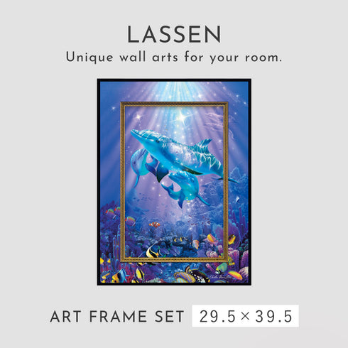 クリスチャン・リース・ラッセン ビッグアート「ラ メール ドゥ クリスタル ヌメロ アン(Mサイズ)」.|s1