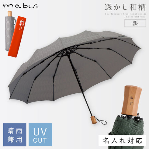 12本骨折りたたみ傘 江戸