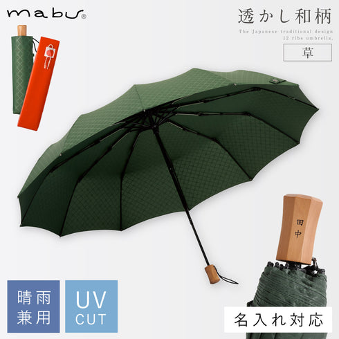 12本骨折りたたみ傘 江戸