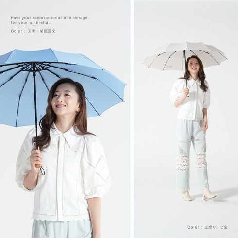 12本骨折りたたみ傘 江戸.|s7