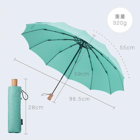 12本骨折りたたみ傘 江戸.|s10