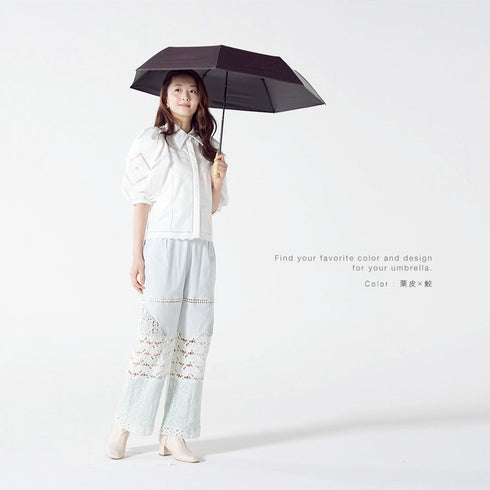 7本骨 遮光折りたたみ傘 江戸.|s9