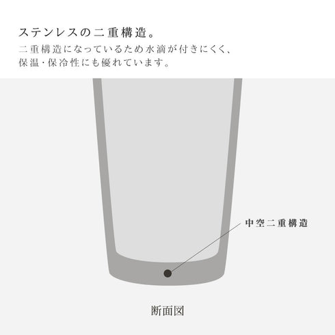 漆磨二重ストレートカップ 箔衣.|s5