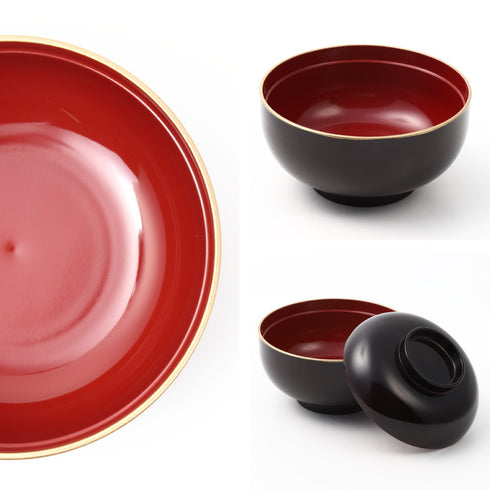 山中塗 雑煮椀(5客) .|s12