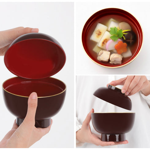 山中塗 雑煮椀大名型 .|s4