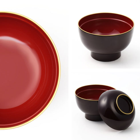 山中塗 雑煮椀大名型 .|s11