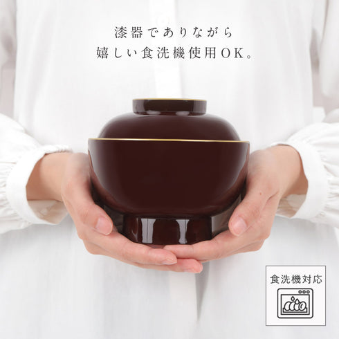 山中塗 雑煮椀大名型 .|s6