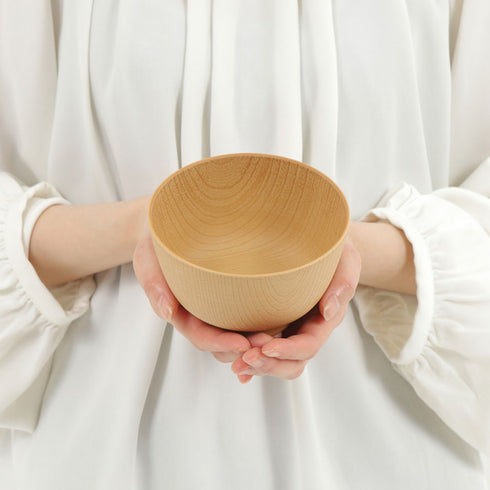 レンジ京型欅杢目汁椀 ナチュラル.|s9