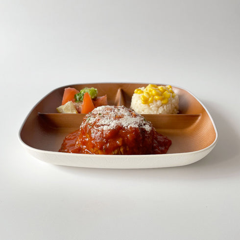 欅杢目スクウェアプレート ナチュール .|s6