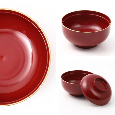 山中塗 四季雑煮椀.|s9