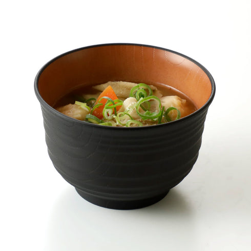 レンジ千段欅杢目汁椀 ナチュール .|s6