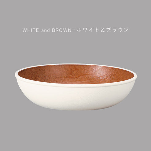 木目ラウンドディッシュ ナチュール .|s11