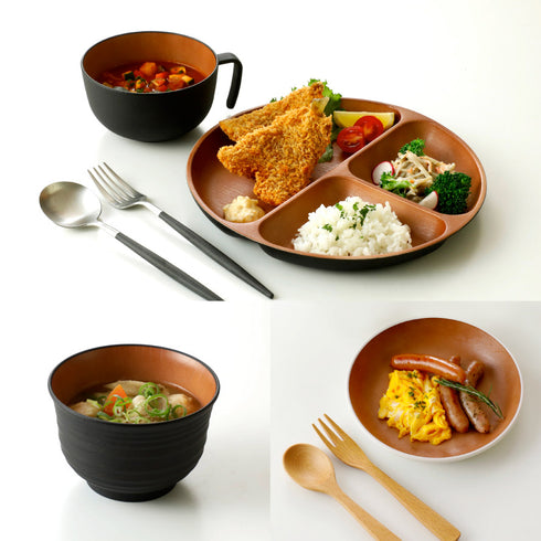 木目ラウンドディッシュ ナチュール .|s10