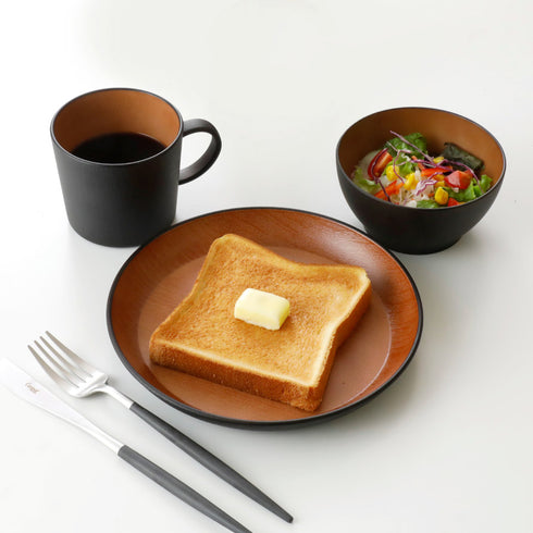 木目サークルプレート M ナチュール .|s7