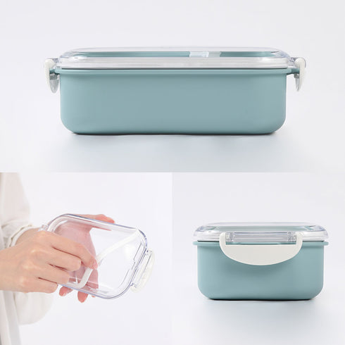 bitie 抗菌レクタングル 抗菌仕切付 480ml.|s9