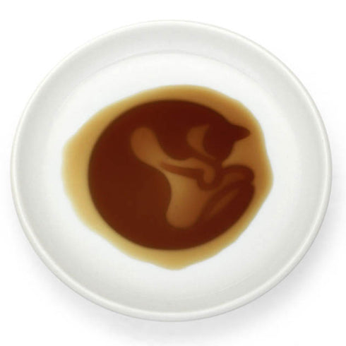 ネコ醤油皿