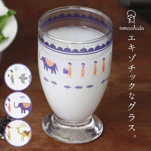 おまち堂 ゴブレットグラス.|m2