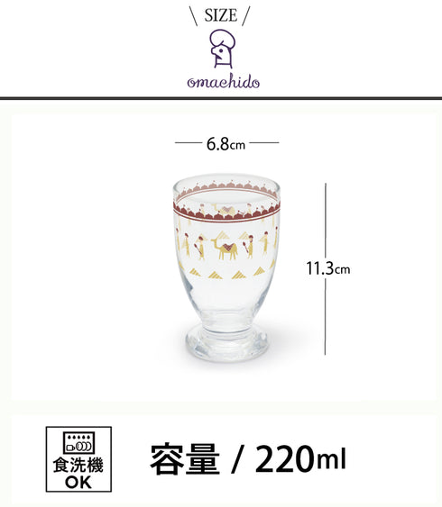 おまち堂 ゴブレットグラス.|s3