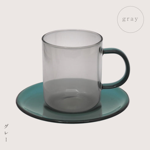 耐熱カラーガラスマグ&ソーサーセット.|s10