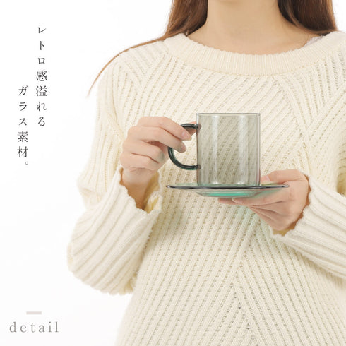 耐熱カラーガラスマグ&ソーサーセット.|s3