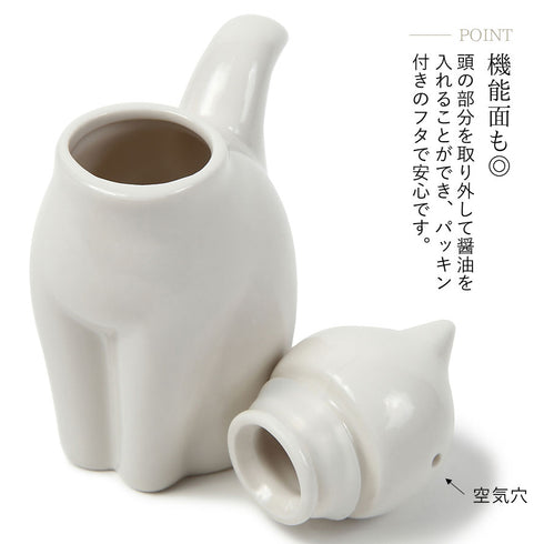 ネコ醤油差し L 2点セット.|s4