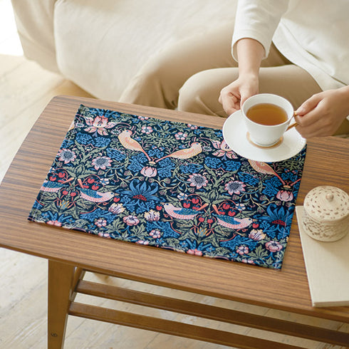 はっ水ランチョンマット モリスいちご泥棒 4枚組.|s6