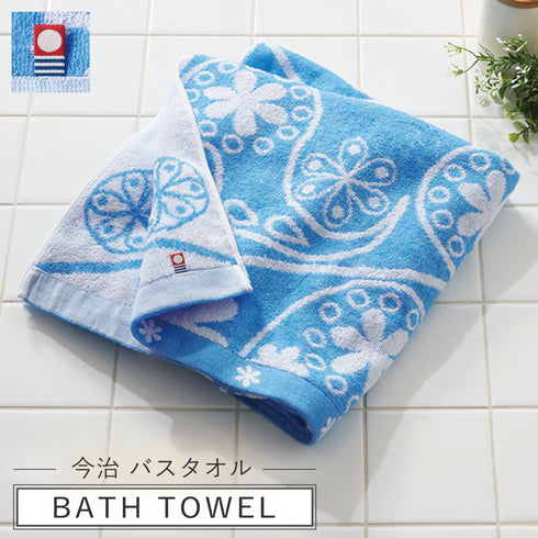 今治タオルブランドバスタオル ペイズリー