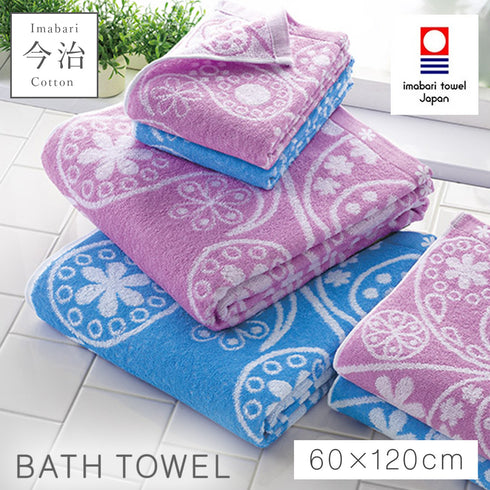 今治タオルブランドバスタオル ペイズリー.|m2