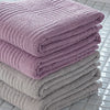 インド綿フェイスタオル 2色4枚組 グレー・ライラック.|s5