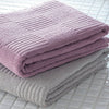 インド綿ミニバスタオル 2色組 グレー・ライラック.|s4