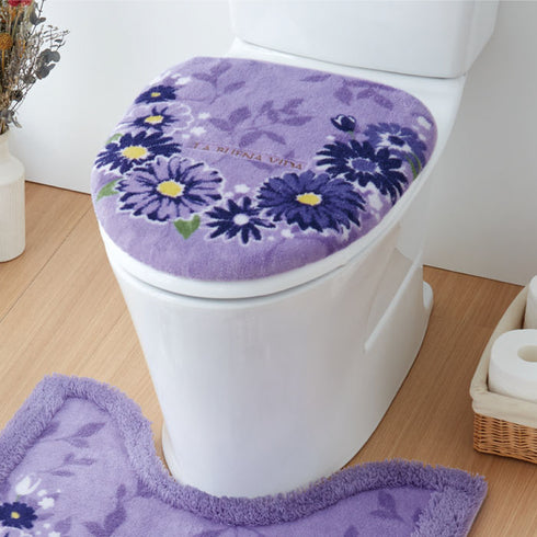 洗浄暖房用フタカバー ブエナヴィーダ ラベンダー.|s4