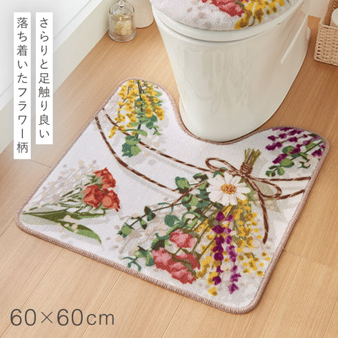 レギュラートイレマット ブーケスワッグ.|s1