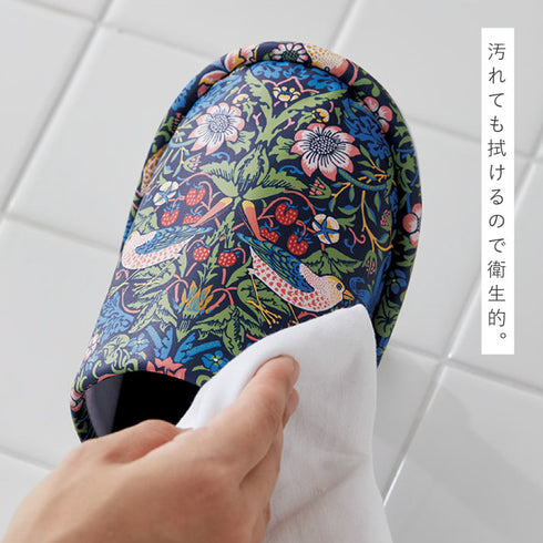 サッと拭けるトイレスリッパ モリスいちご泥棒.|s4