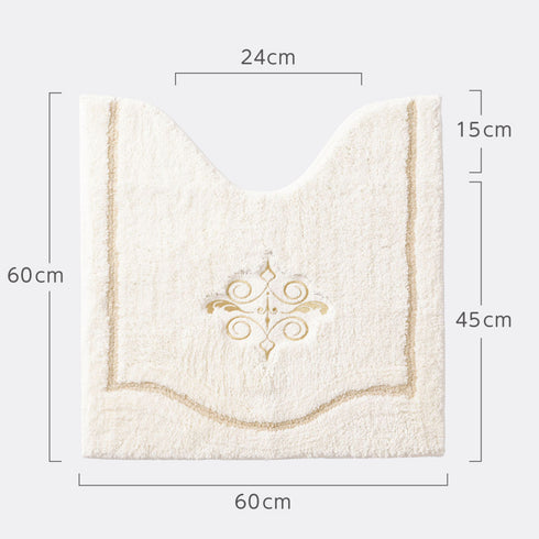 レギュラートイレマット・フタカバーセット エレガント.|s7