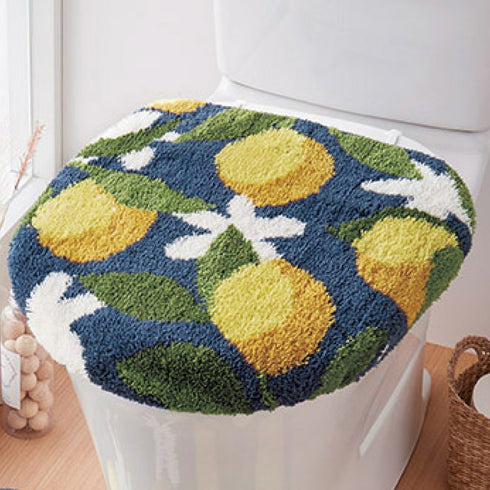 耳長ロングトイレマット・フタカバーセット シトラス.|s6