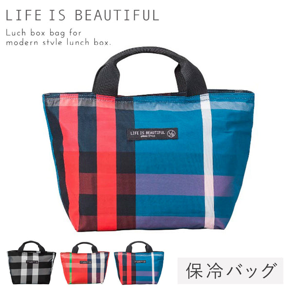 LB ランチバッグチェック 全3色.|m2