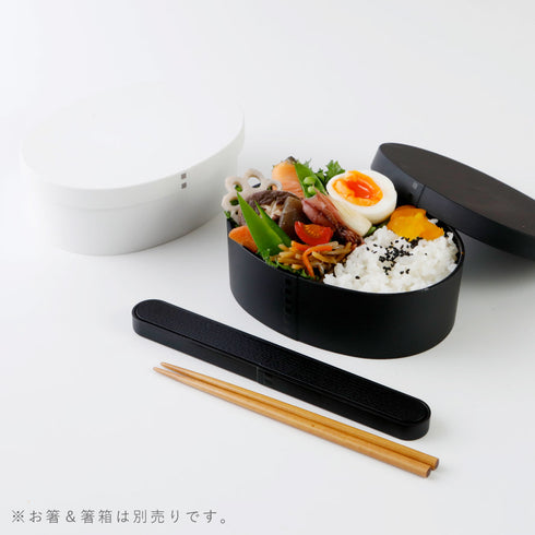 曲げわっぱ モノトーン 一段弁当 小.|s12